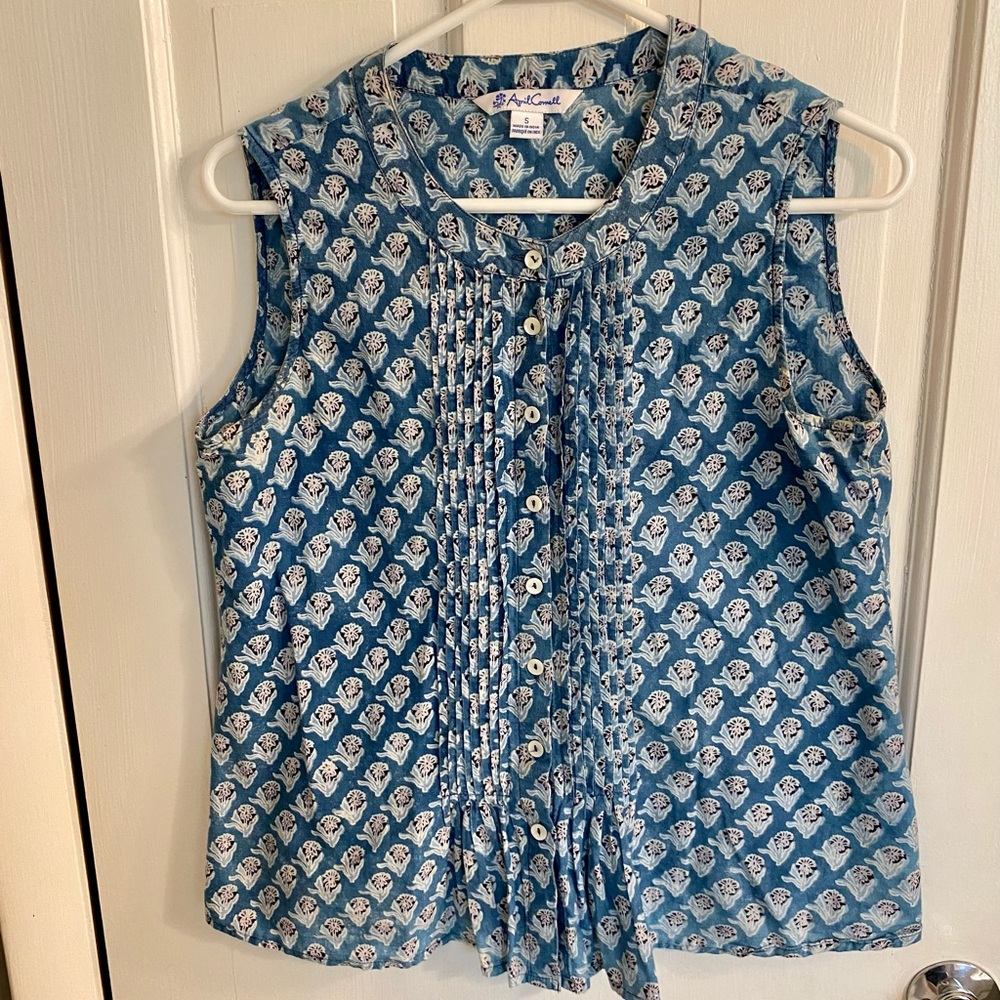 April Cornell Button Up Tank - image 3